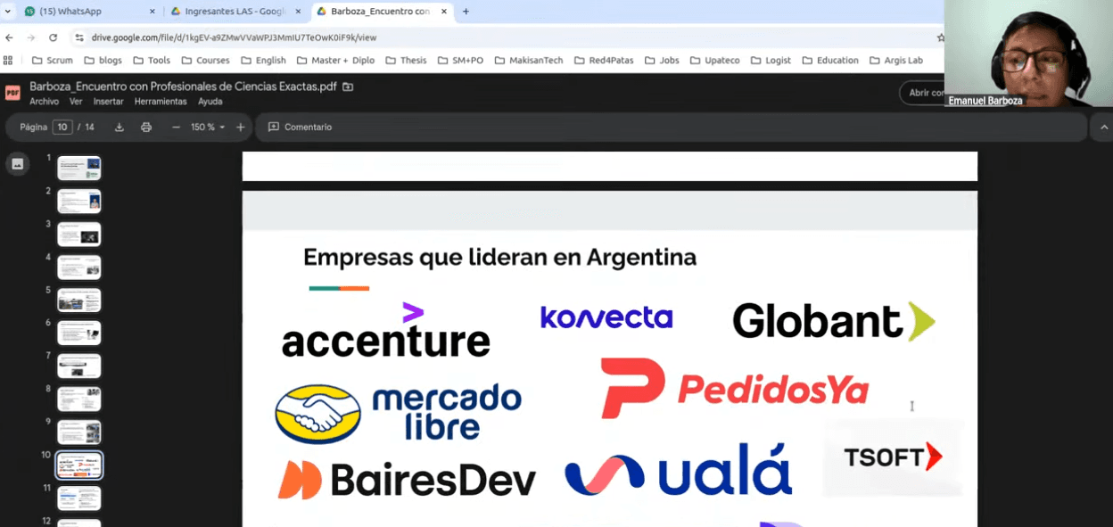 Encuentro con Ingresantes — Licenciatura en Análisis de Sistemas y Tecnicatura en Programación